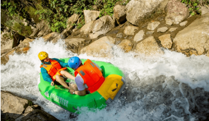 周末自驾20227漂漂漂桐庐激流探险山湾湾皮筏漂自驾2日游