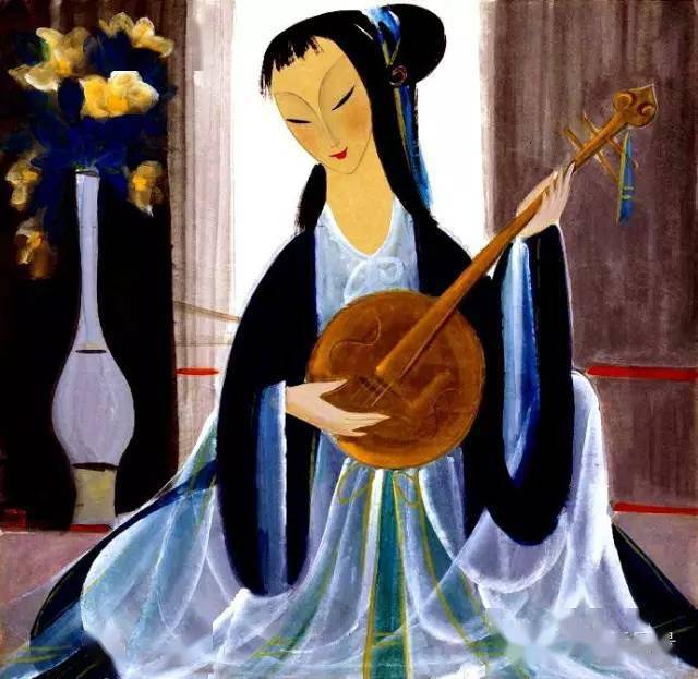 林风眠画的仕女画太美啦