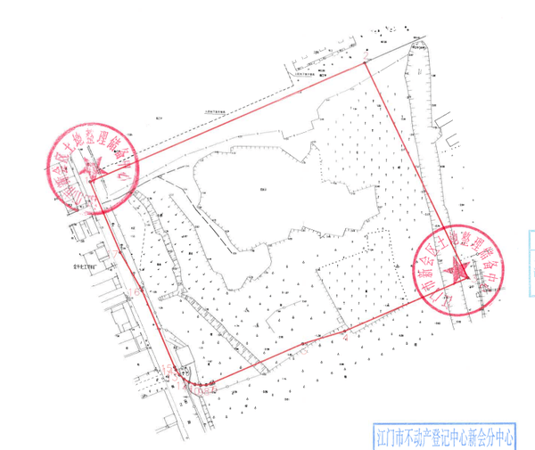 地块红线图 竞买规则：最高限价61753.5万元 本宗地最高限制地价为61753.5万元