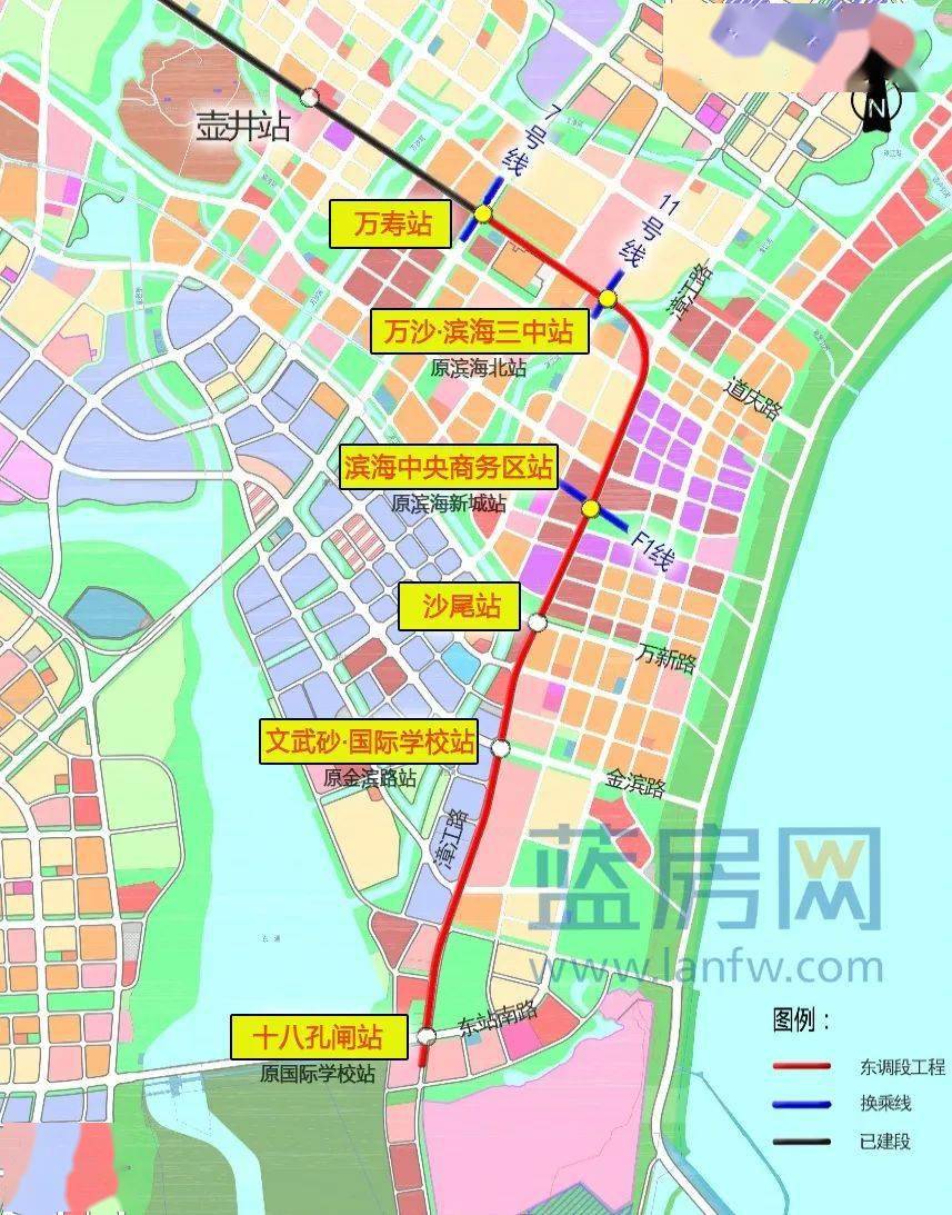 长乐地铁6号线线路图图片