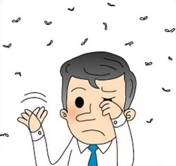 出现看东西模糊不清的症状,夜晚在室内关灯看电脑时,眼前总有黑影飘过