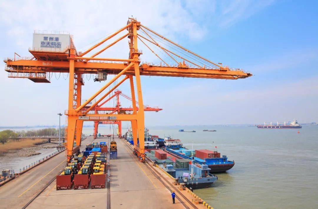 常州市市长盛蕾调研中天长江码头