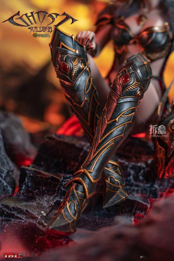 tbleague 幽灵 绿色盔甲 1/6斯巴达女战士可动人偶手办