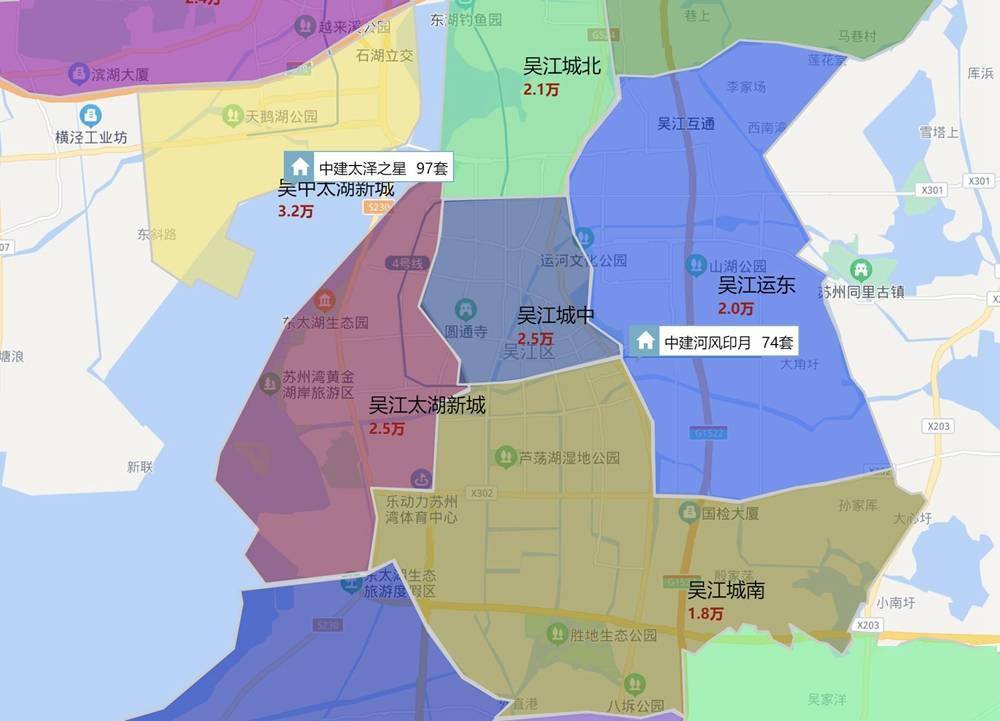 吴江城中板块控规调整新增宅地下半年或挂牌出让