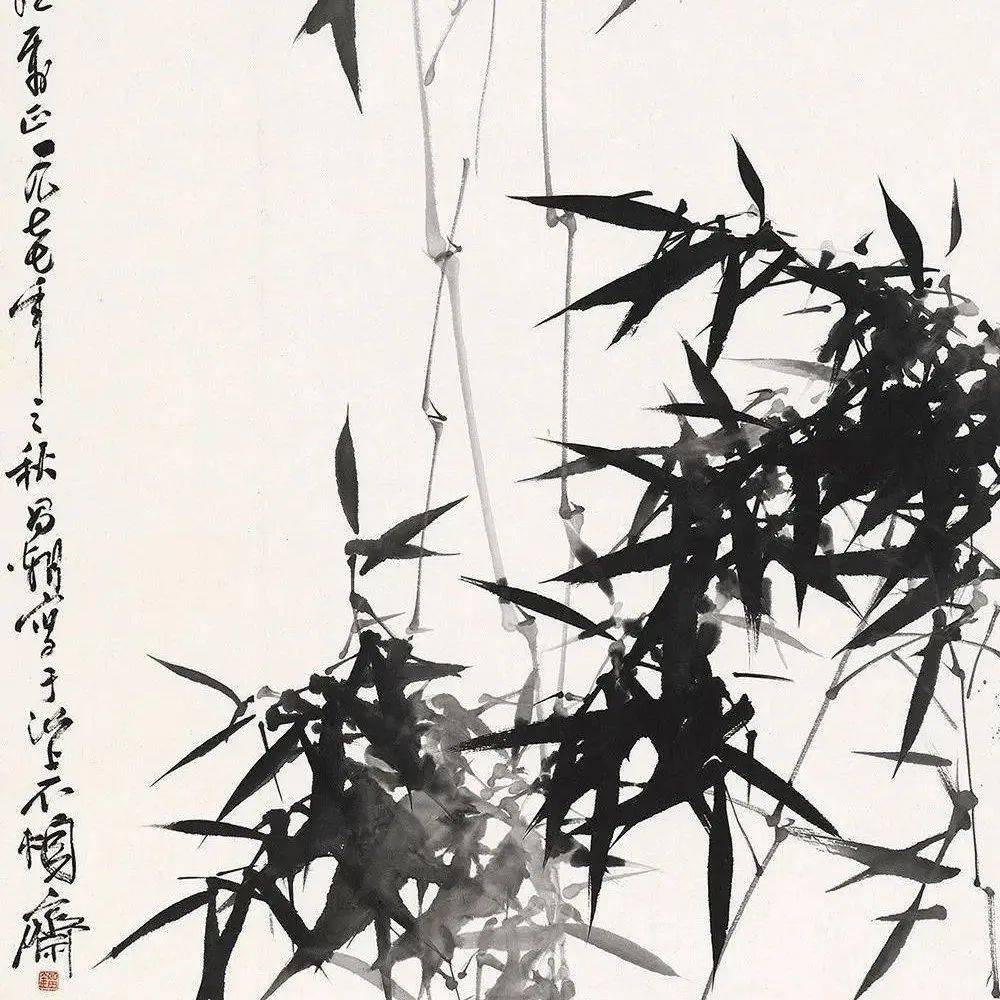 这位画竹，老辣苍茫,被誉为当代郑板桥_昌潮竹_刘昌潮_花鸟