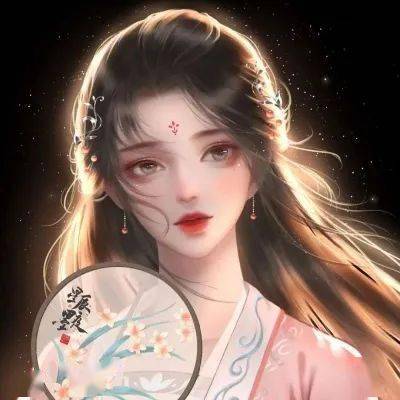 仙气古风女头 | 白茶清欢无别事 我在等风也等你_头像_柳今_苍水