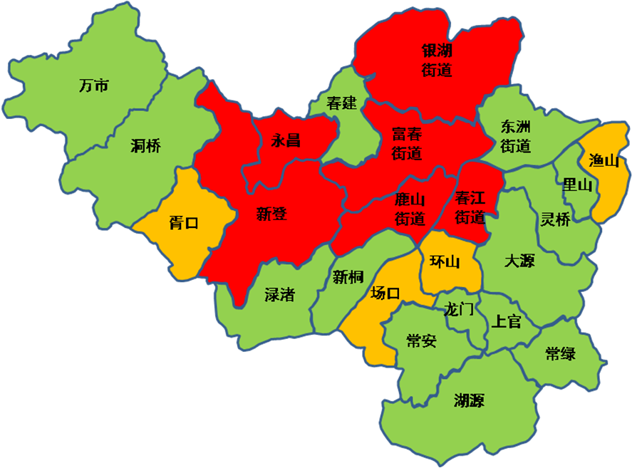 富阳银湖地图图片