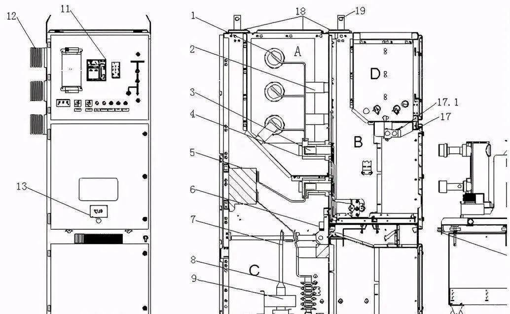 高压开关柜kyn28a-12是什么结构?各个字母数字又代表什么意思?