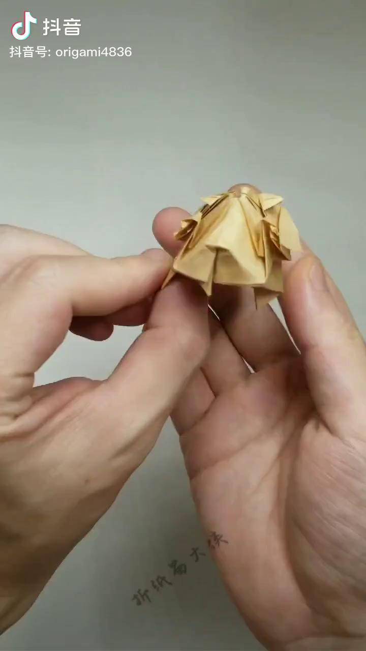 仓鼠折纸 简单图片
