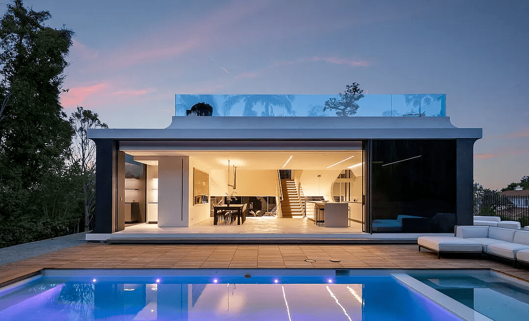 错层式别墅设计,交互空间打造前卫豪宅_建筑_黑色_roberto