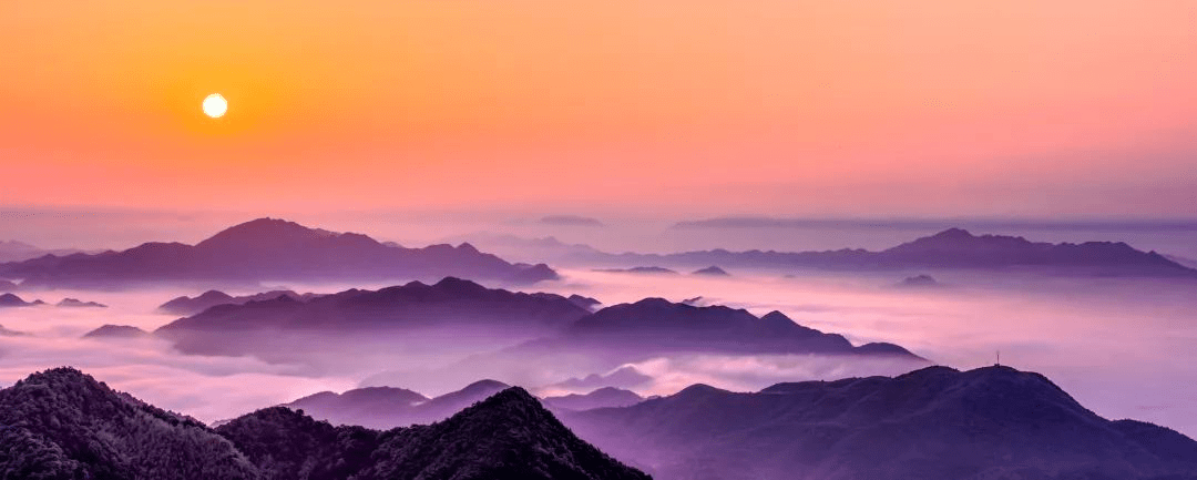 湖南这些地方喊你来看日出_云海_太阳_廖家馨