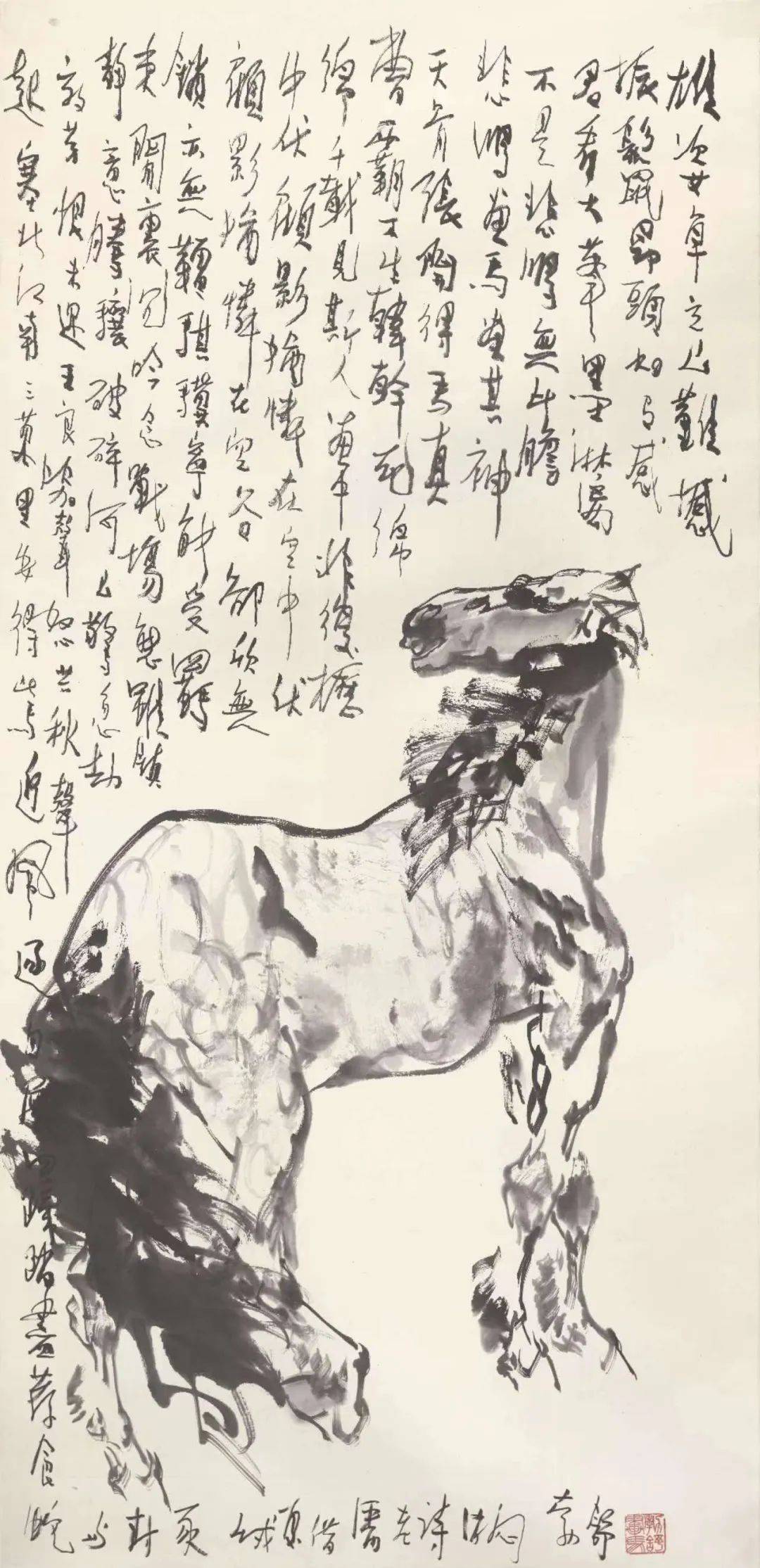 缅怀|徐悲鸿关门弟子,著名画家刘勃舒病逝_cm_中国_纸本