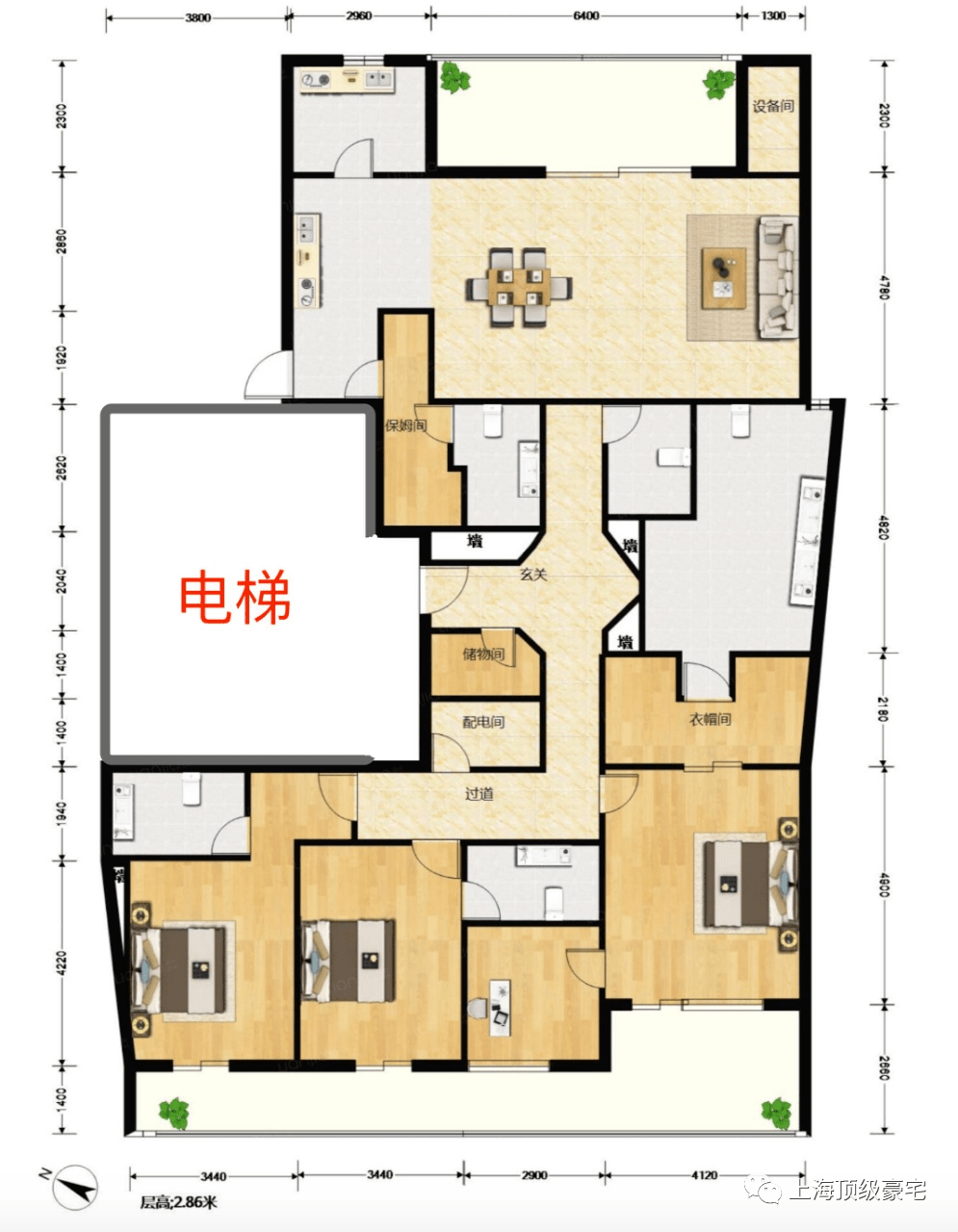 【绿城黄浦湾】前排 284.89㎡ 江景四房丨百年外滩江景房 底价6xxx万 必卖_豪宅_上海市_黄浦