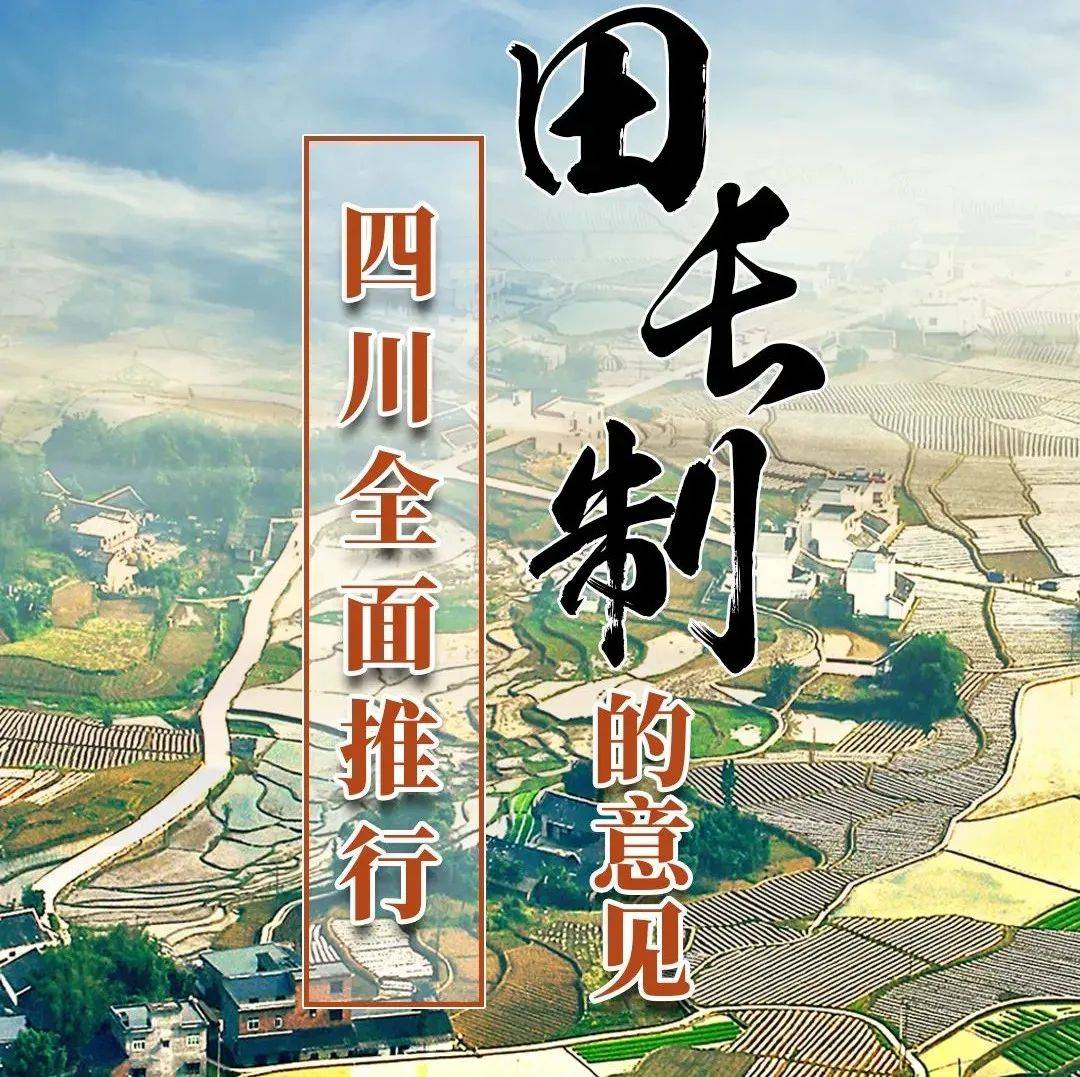 一图读懂!四川全面推行田长制的意见_自然资源_宣传_权威