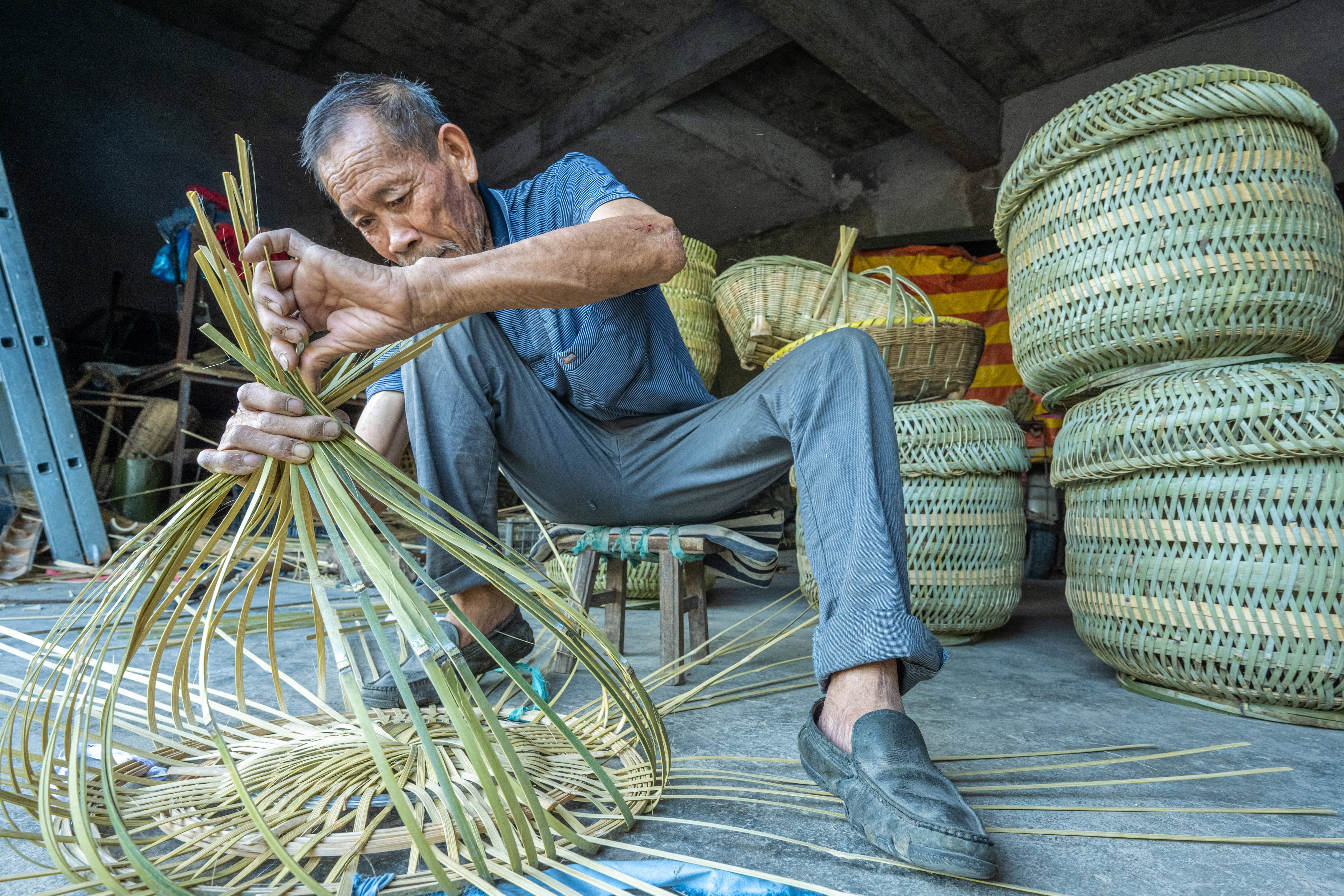 农村竹编的工具名称图片