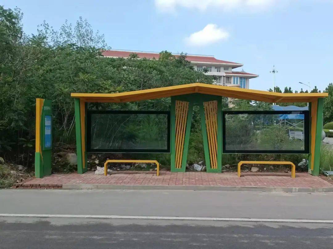 四好农村路运公交候车亭华丽转身啦来看看这些藏不住的系列美吧