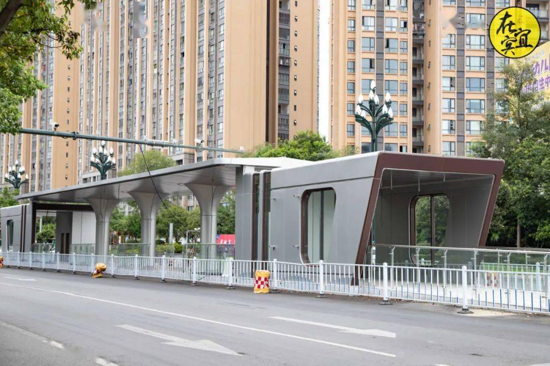 宜宾智轨2号线来了!_站房_啤酒广场_基本