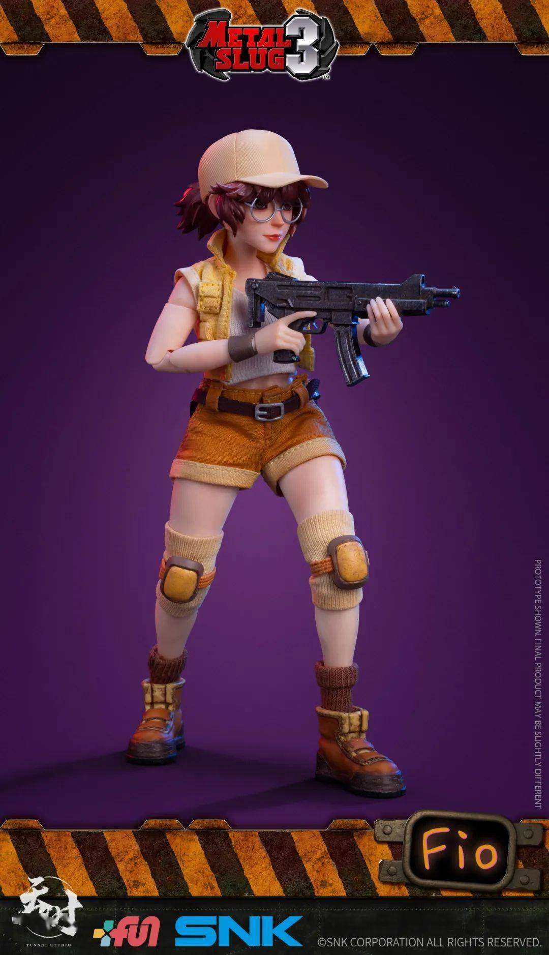 吞时工作室《合金弹头3》fio,又是一款暴露年龄的6寸人偶~_产品_效果