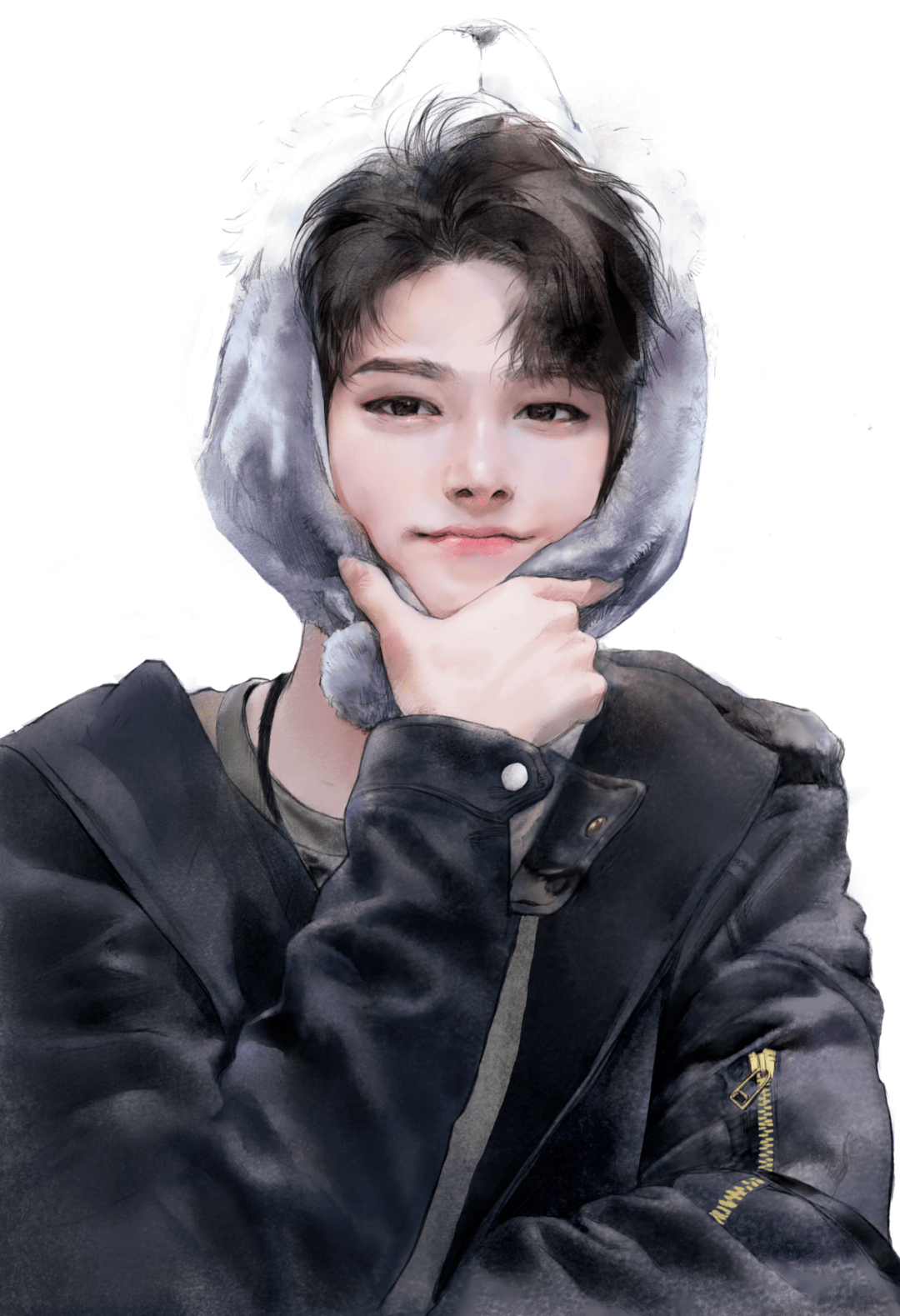 一双满载星河的眼睛——韩国画师bm,看得我疯狂心动~_都美_大兄_言情