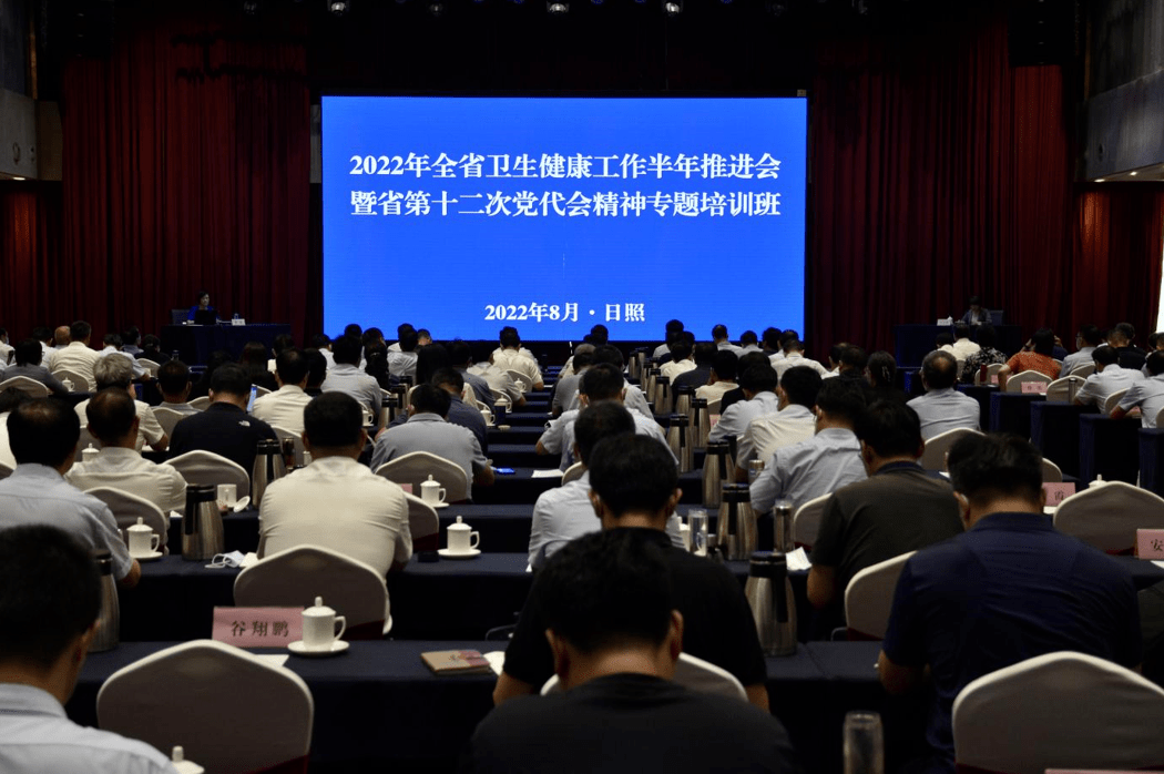 卫健要闻2022年全省卫生健康工作半年推进会暨省第十二次党代会精神