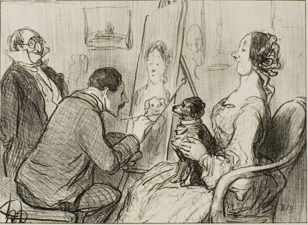 奥诺雷杜米埃的素描