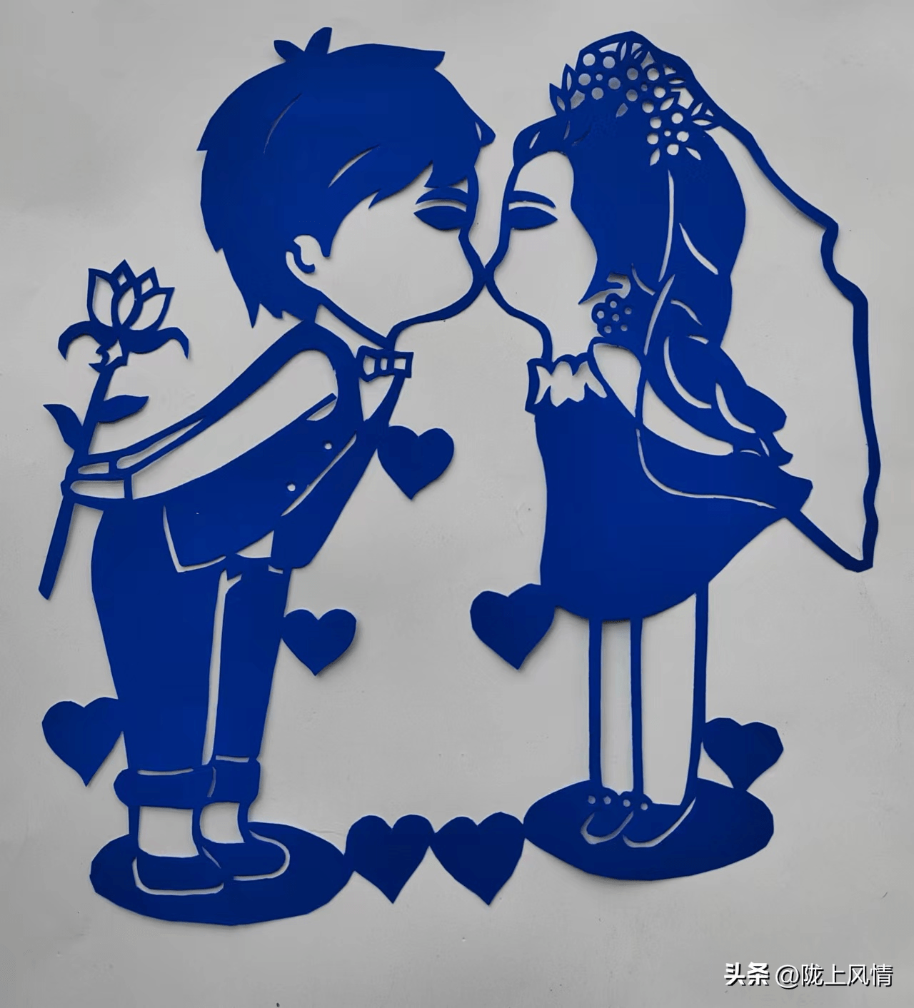 关于"七夕"与"双喜"的剪纸(王世义)_靖远县_作品_白银市