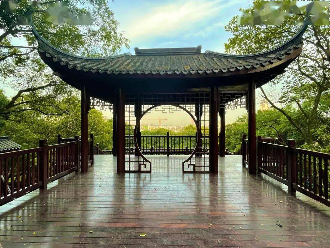 绍兴图说蕺山公园新貌