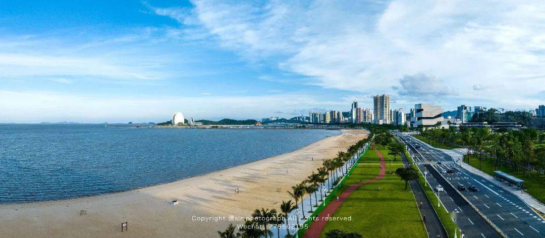 珠海新千米绝美海岸线,即将开放!位置就在._情侣路_沙滩_滨海