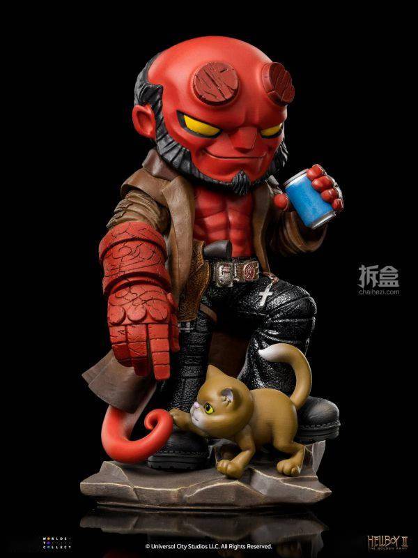 ironstudiosminico黑马漫画地狱男爵q版雕像