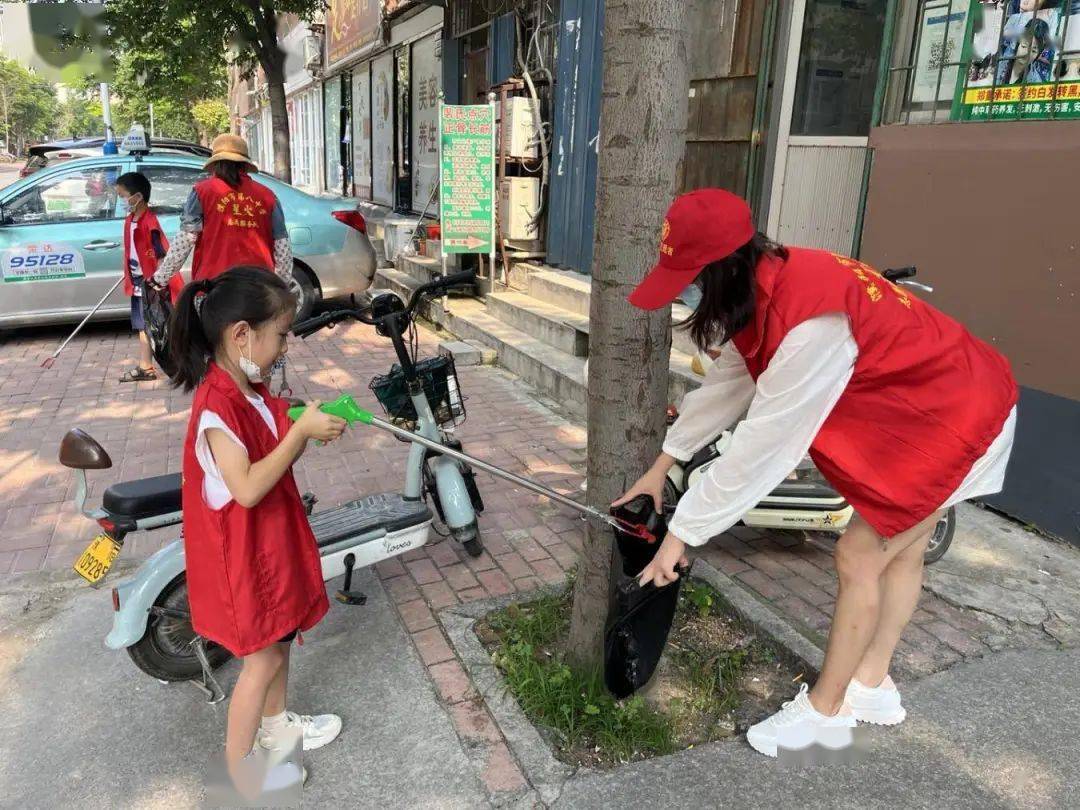 助力文明城市创建教育志愿红持续行动中 工作 濮阳 社区