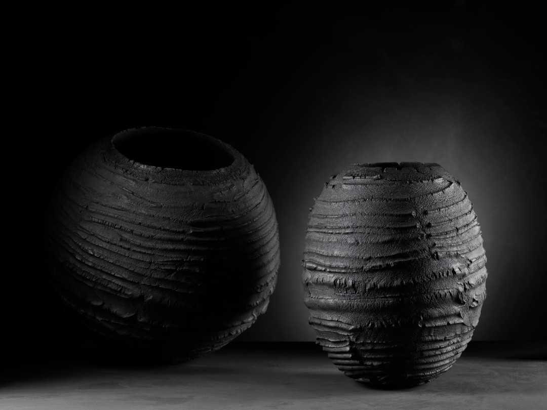 英国陶艺家patricia shone丨充满张力的器物肌理_自然_人类_作品