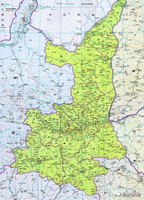 网民谈陕西当年的8大专区为何形成了10个地级市
