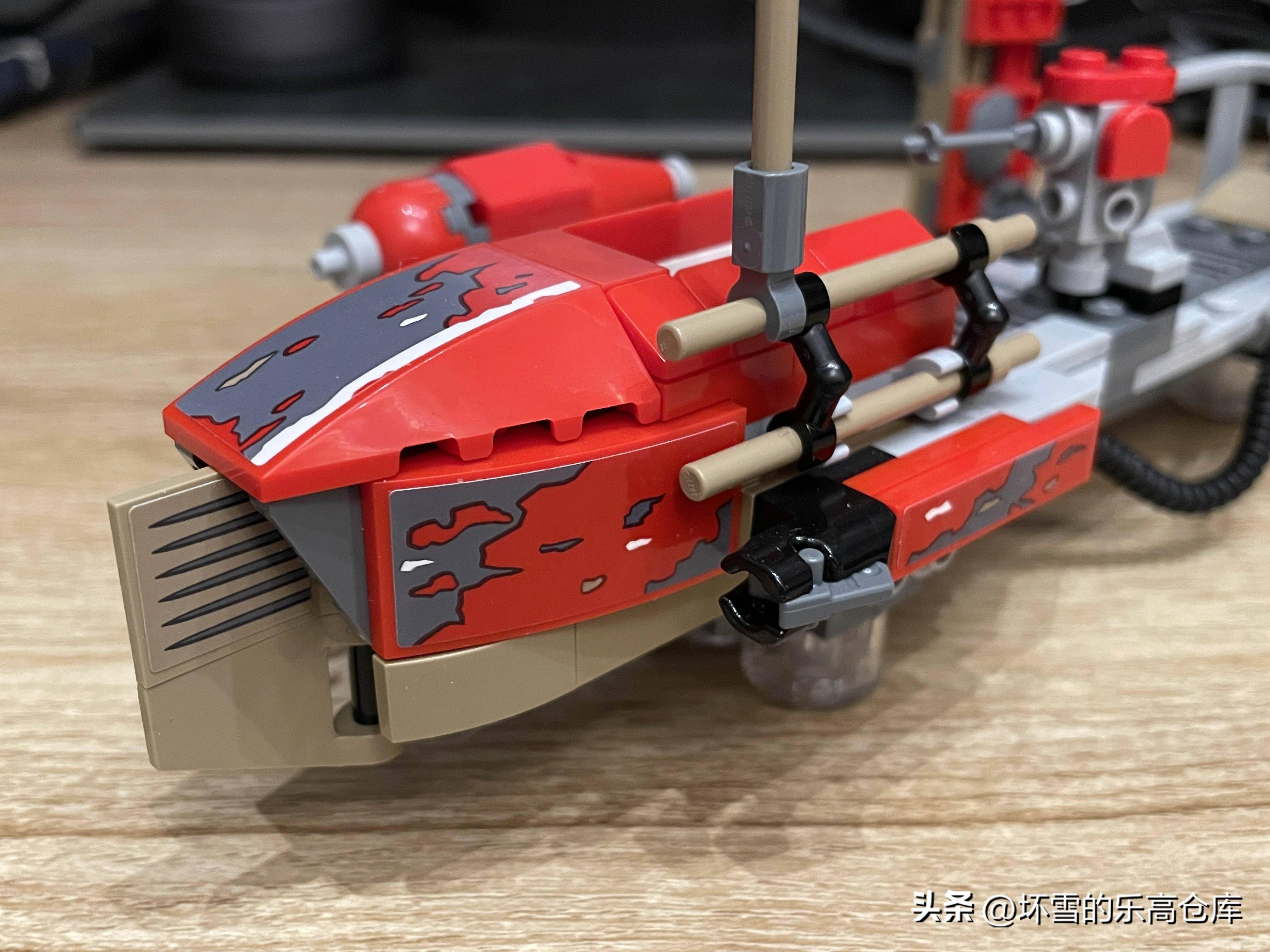 低配星战飞艇激战桥段复刻——乐高75250帕萨纳飞艇追击_er_套装_摩托