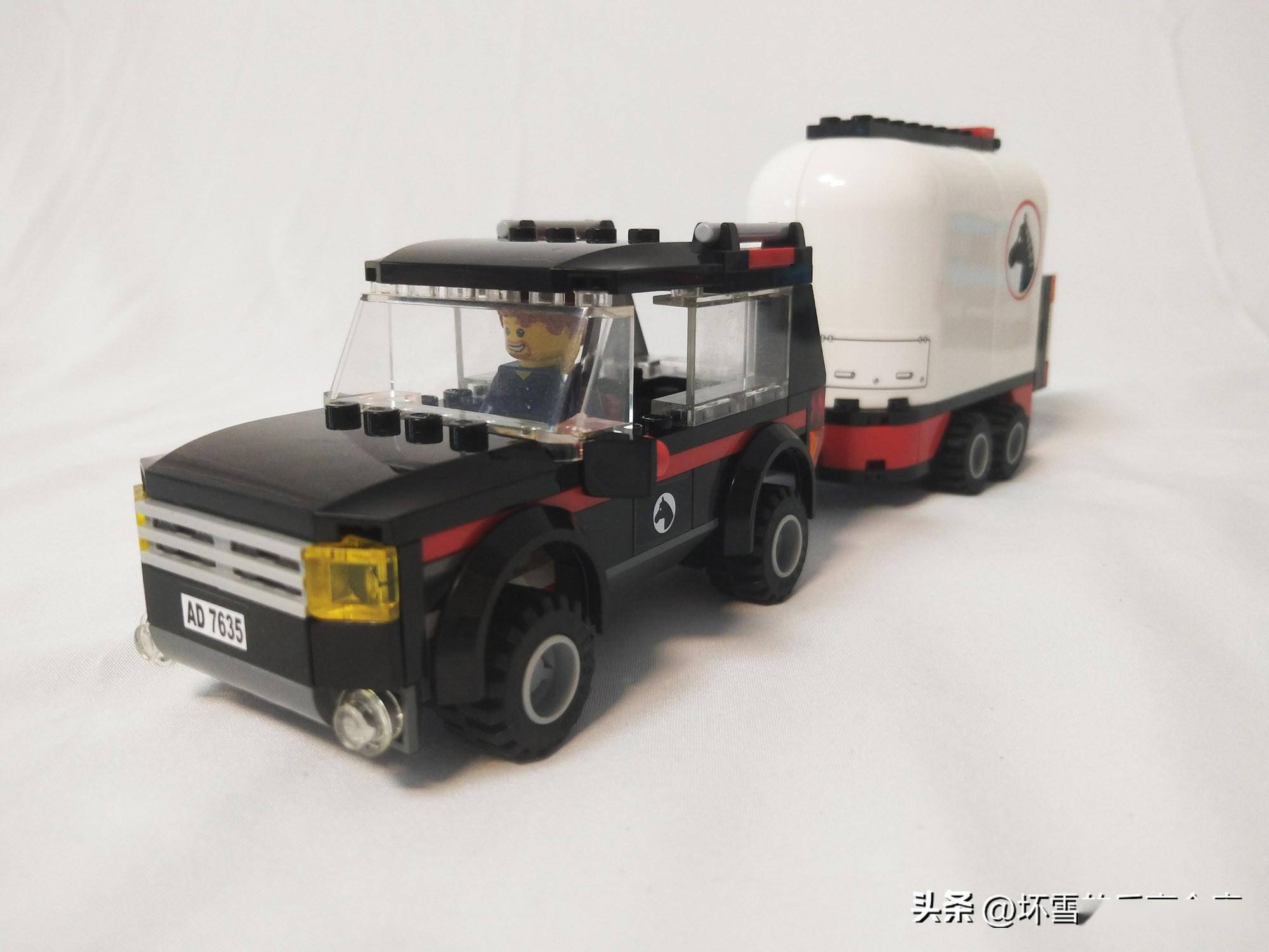 测评13年前的城市组套装,这款乐高7635马匹运输车好不好玩_搜狐汽车