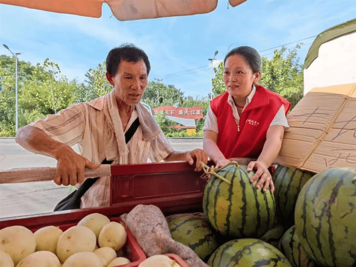 西瓜丰收瓜农愁销路,湖北交投爱心帮扶解困境_土地堂_王家边_江夏