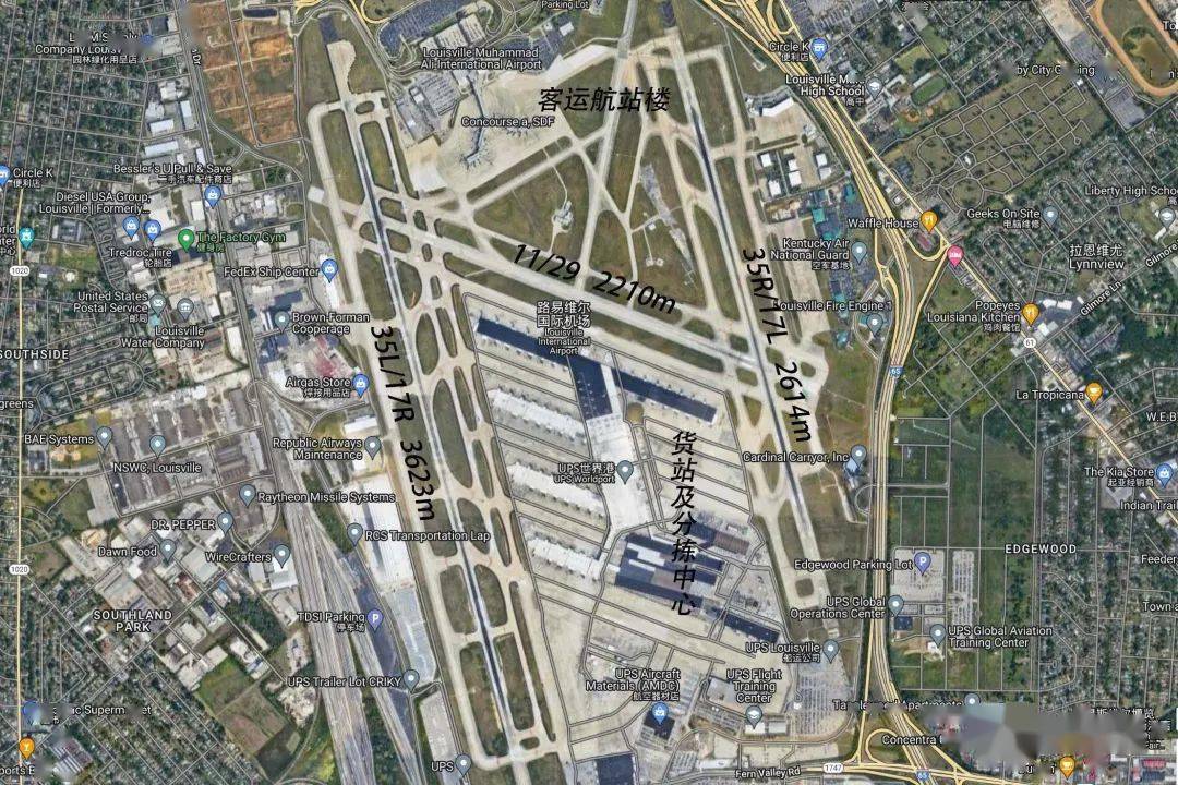 27万吨(2020年)跑道数:4条名称:孟菲斯国际机场(iata:mem icao:kmem)