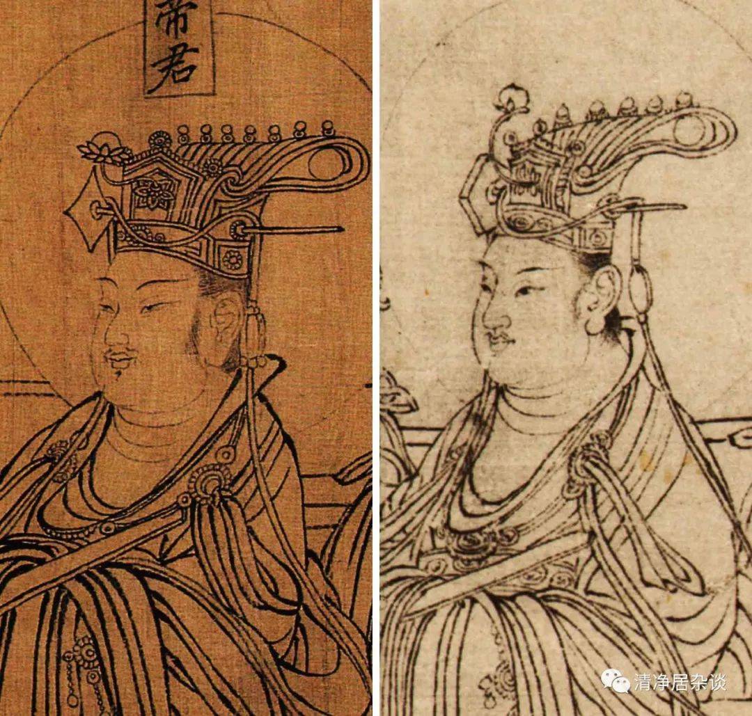 《八十七神仙卷》不是壁画稿(八)_朝元仙_人物_吉祥云