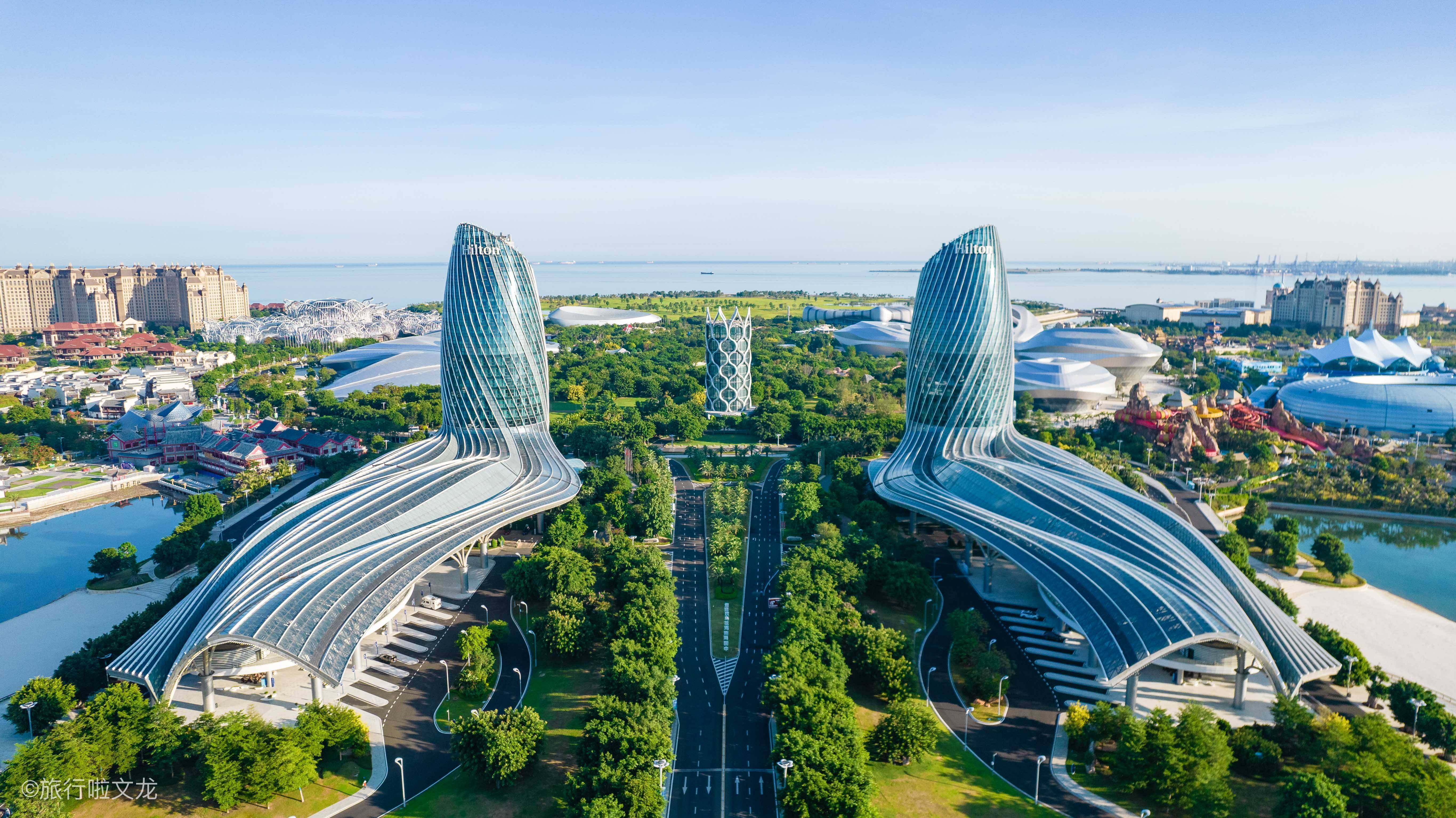 海南海花岛标志建筑物图片