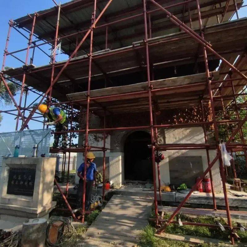 石景山古建群小讲堂：文物古建筑修缮知识——搭材作_脚手架_传统_设施