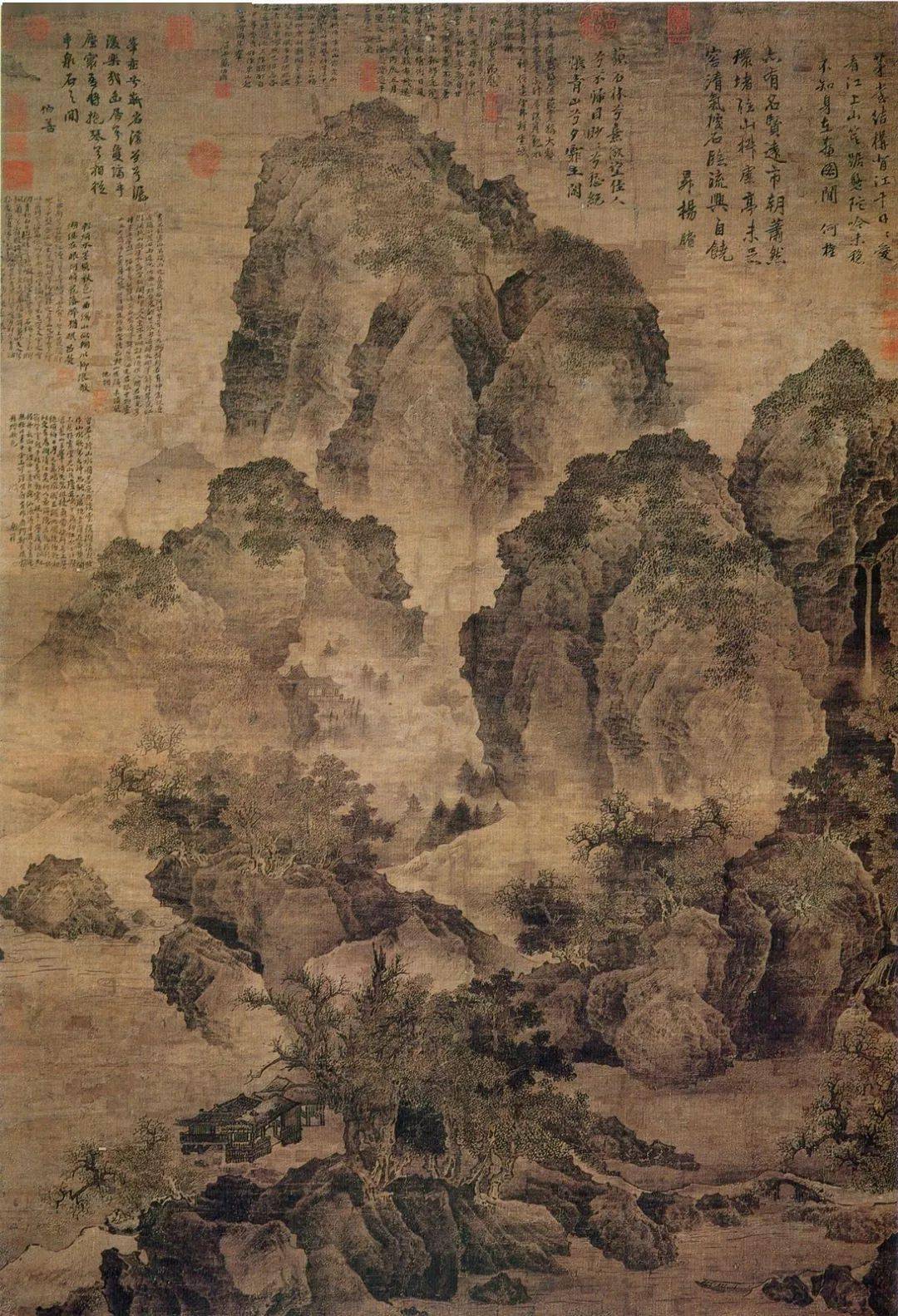 关于范宽_郭熙_主峰_山水画