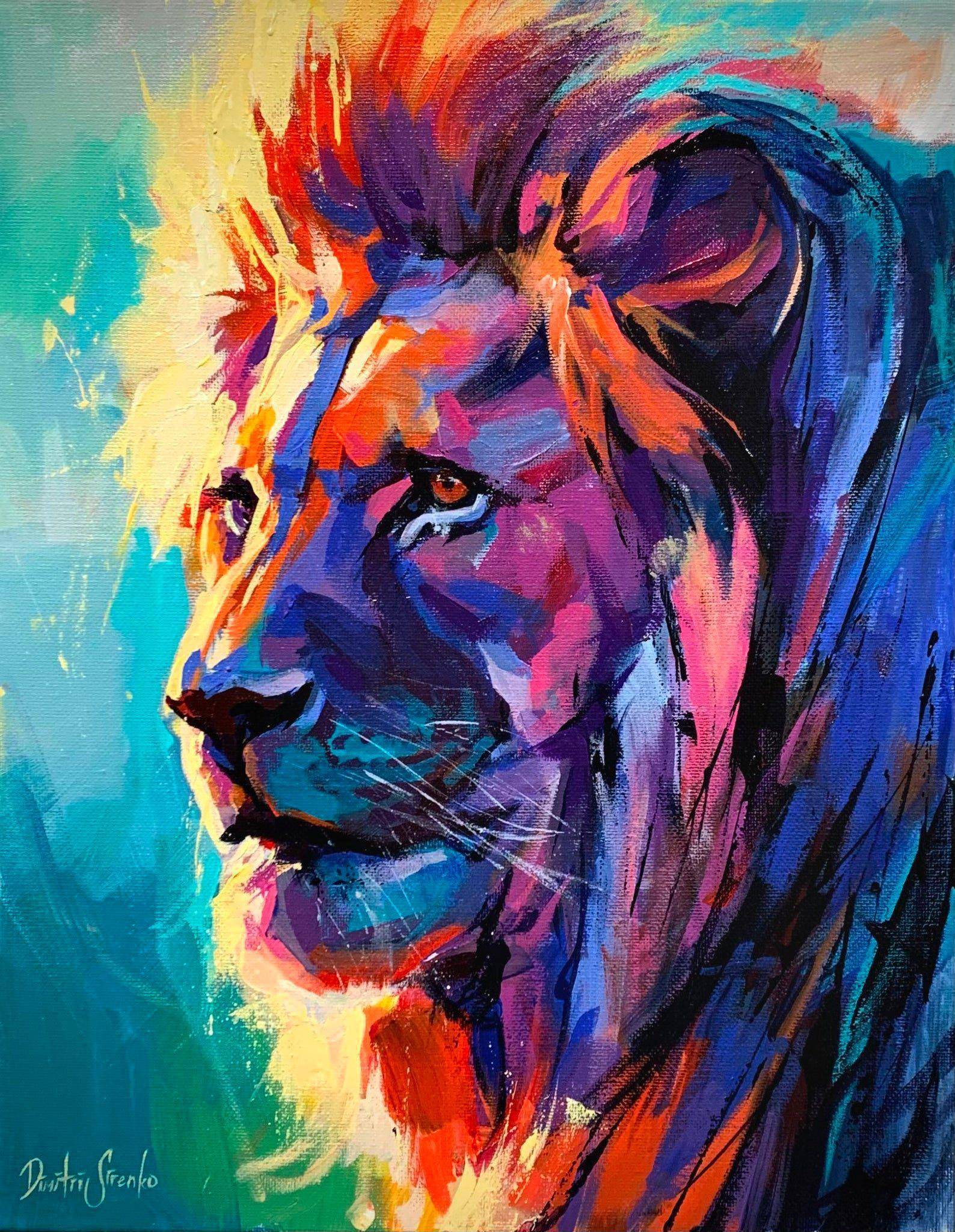 乌克兰艺术家dimitri sirenko精彩的动物绘画作品