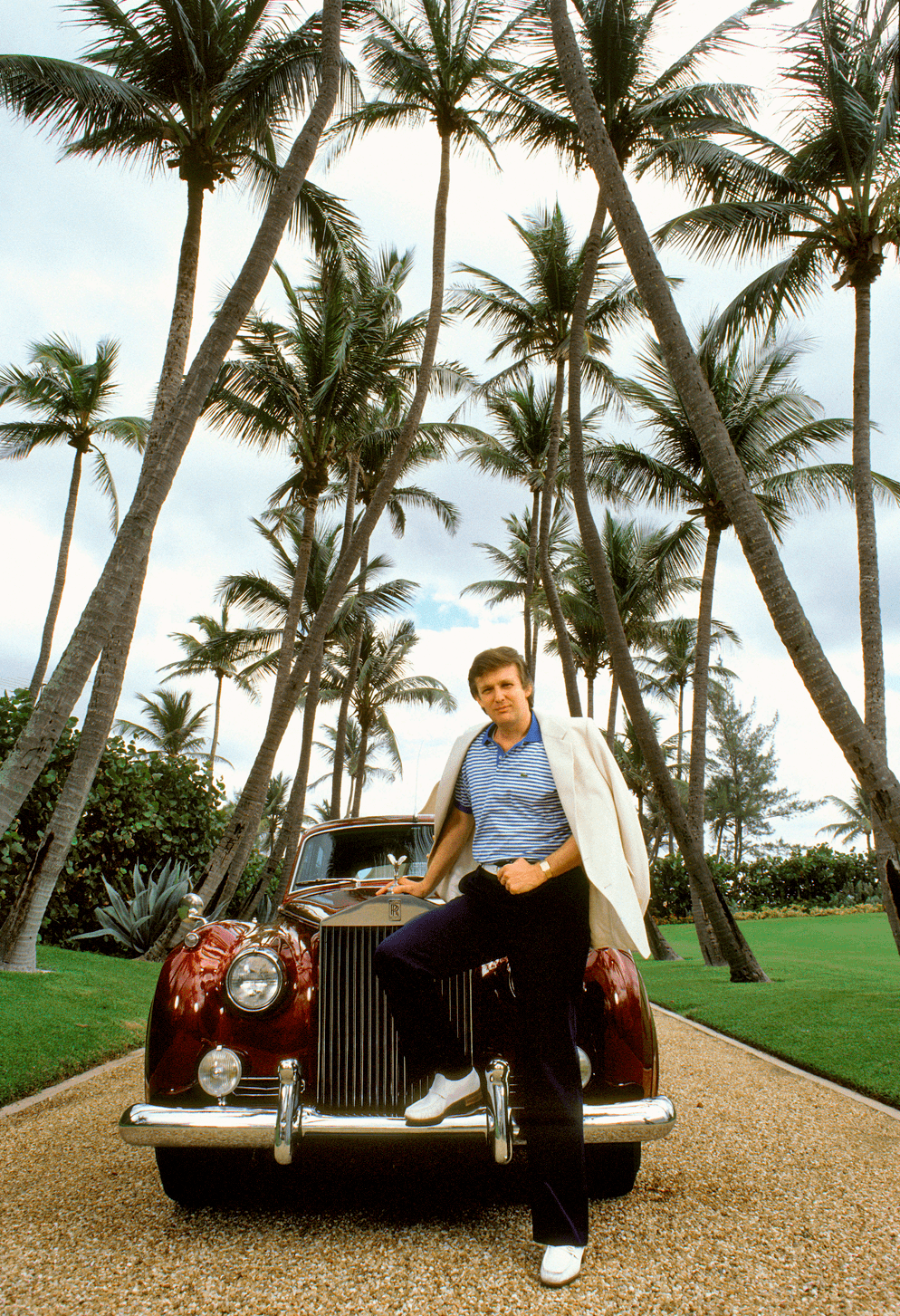 川普年轻时很喜欢在这里摆拍.