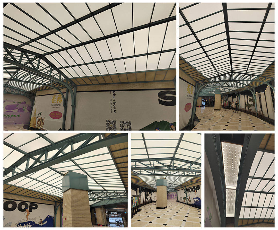 南京商场软膜天花照明系统采用led光源产品-日上漫反射直条灯_装饰