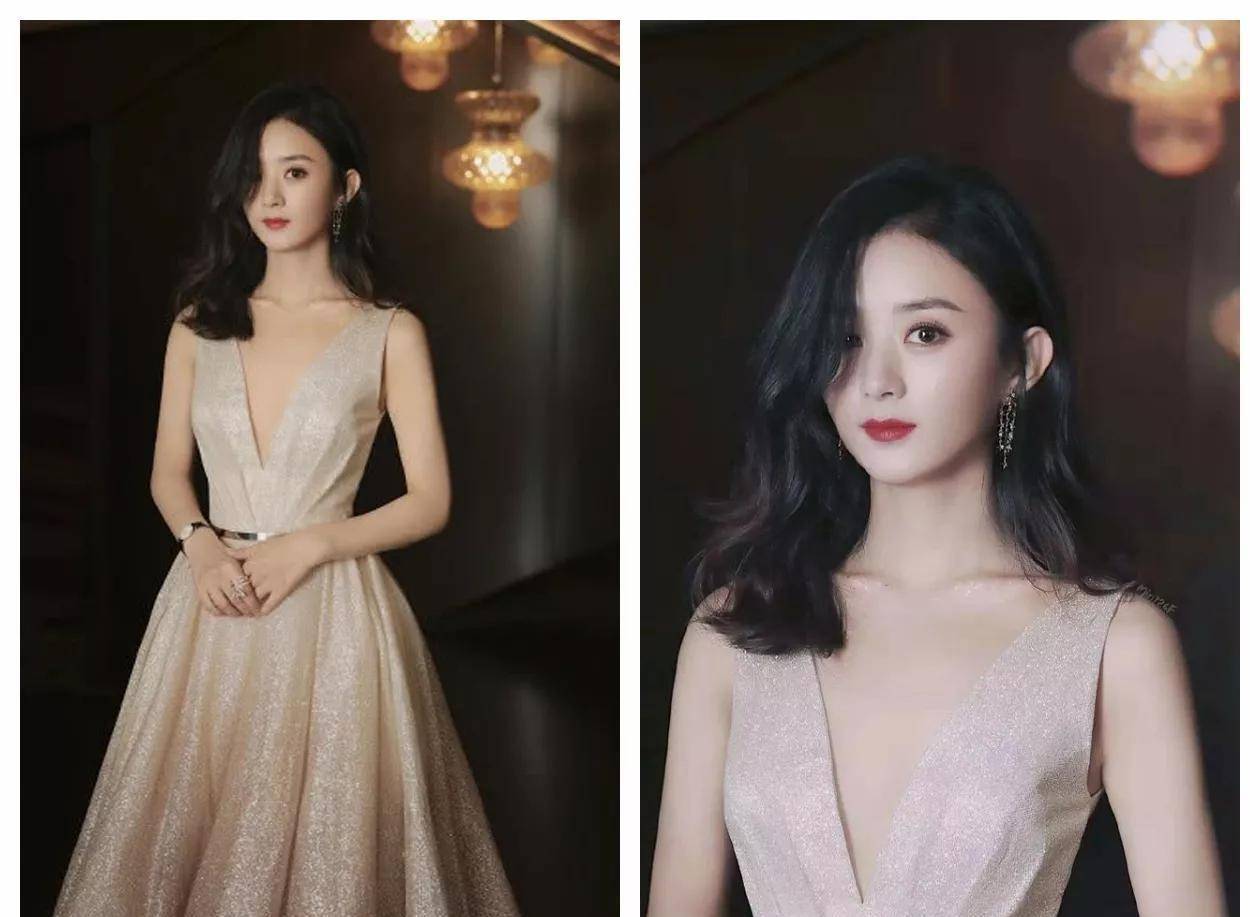 38位明星深v礼服争艳,谁get到了你,反正我都喜欢