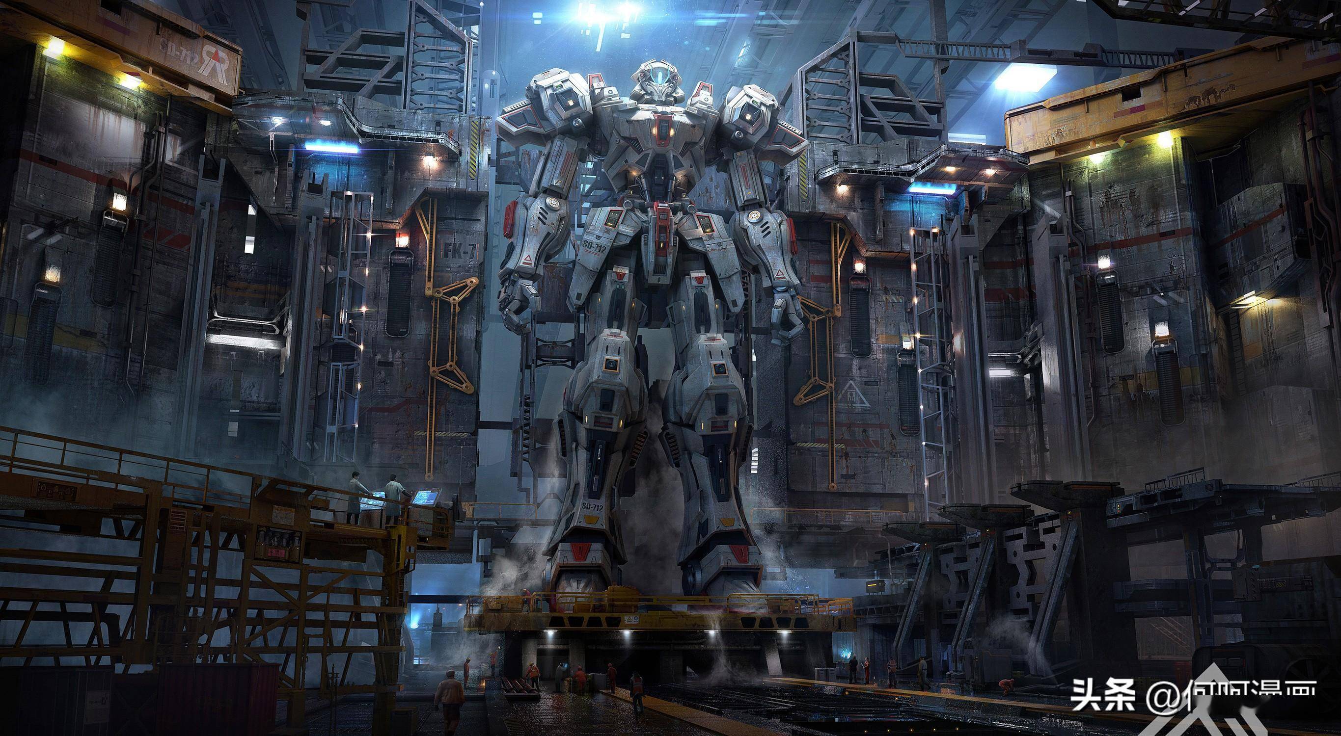 超级精美的插画图片素材合集!有需要的来_场景_整理_机甲