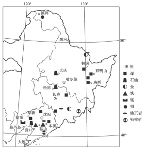 东北工业分布图图片