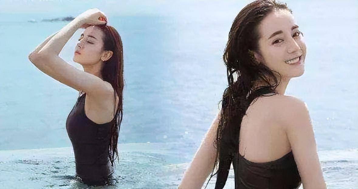 看了迪丽热巴和关晓彤的泳照对比,怪不得鹿晗选择关晓彤_游泳_原因