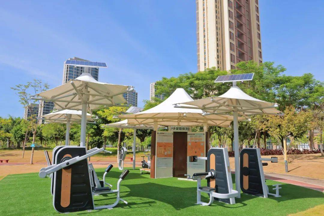 全市首个"室外智能健身房"启用!就在这个公园_居民_科学_设施