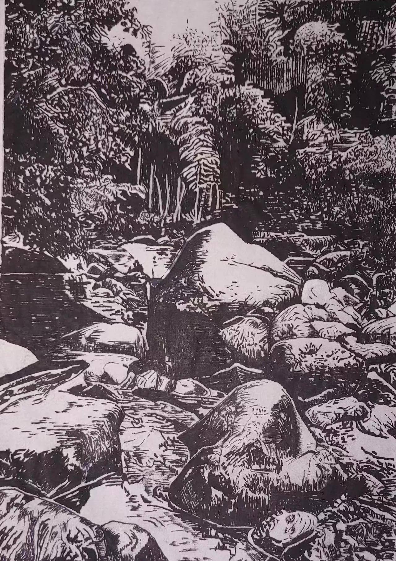 幸福原创画吧2022年第三十三期画友作品分享_类别_水彩画_钢笔