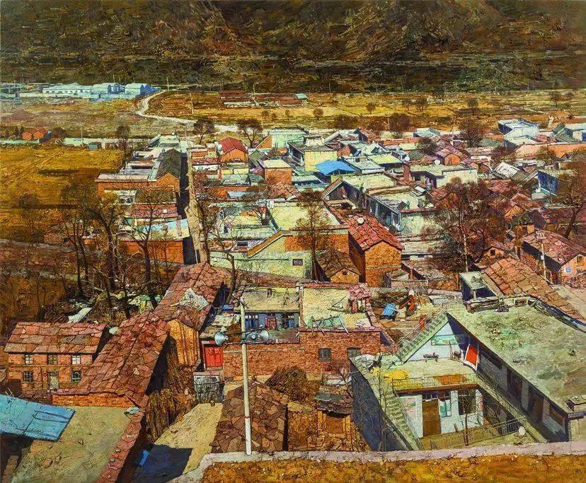 唐满生,唐洵 198cm×198cm 油画大三线的守望 唐永志 180cm×180cm